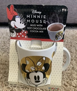Tazza caffè grande Jumbo Disney Minnie Mouse oro bianco regalo *senza mix cacao caldo - Foto 1 di 7