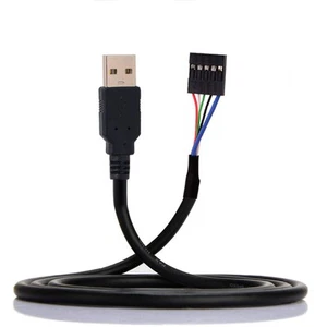 USB 2.0 2.54mm 5 Pin Internal Header to USB Type A Adapter Cable 50cm - Picture 1 of 1