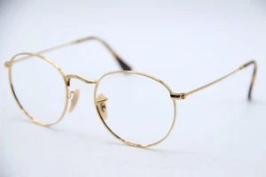 Ray-Ban RB 3447V RUND METALL 2500 GOLD HAVANA AUTHENTISCHES GESTELL BRILLE 50-21 - Bild 1 von 4