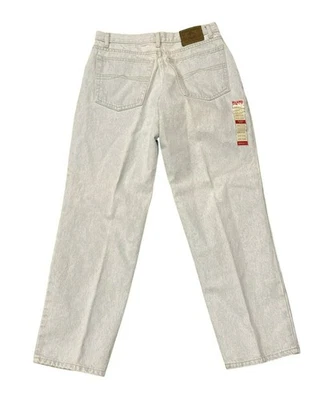 Bugle Boy Denim Blue Jeans 750 33x30 Relaxed Light Wash Vintage 80s Easy Fit NWT - Image 1 of 3