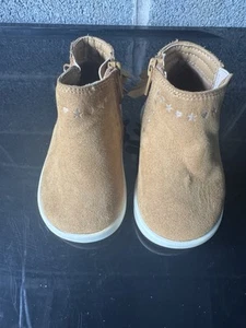 Wonder Nation Säugling/Kleinkind Mädchen Pre-Walk Sneaker Stiefel braun mit Fransen 5 - Bild 1 von 4