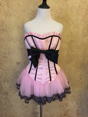 Vintage Leg Avenue Burlesque Costume Corset with Tulle Skirt - Image 1 of 2