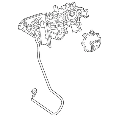 Conjunto de espejo retrovisor original Mercedes-Benz - derecho 166-810-00-01 Foto 1 de 3