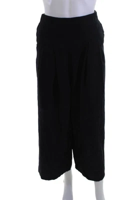 Pantalones cortos Black Crane para mujer negros 100 % algodón bohemio talla L Foto 1 de 4