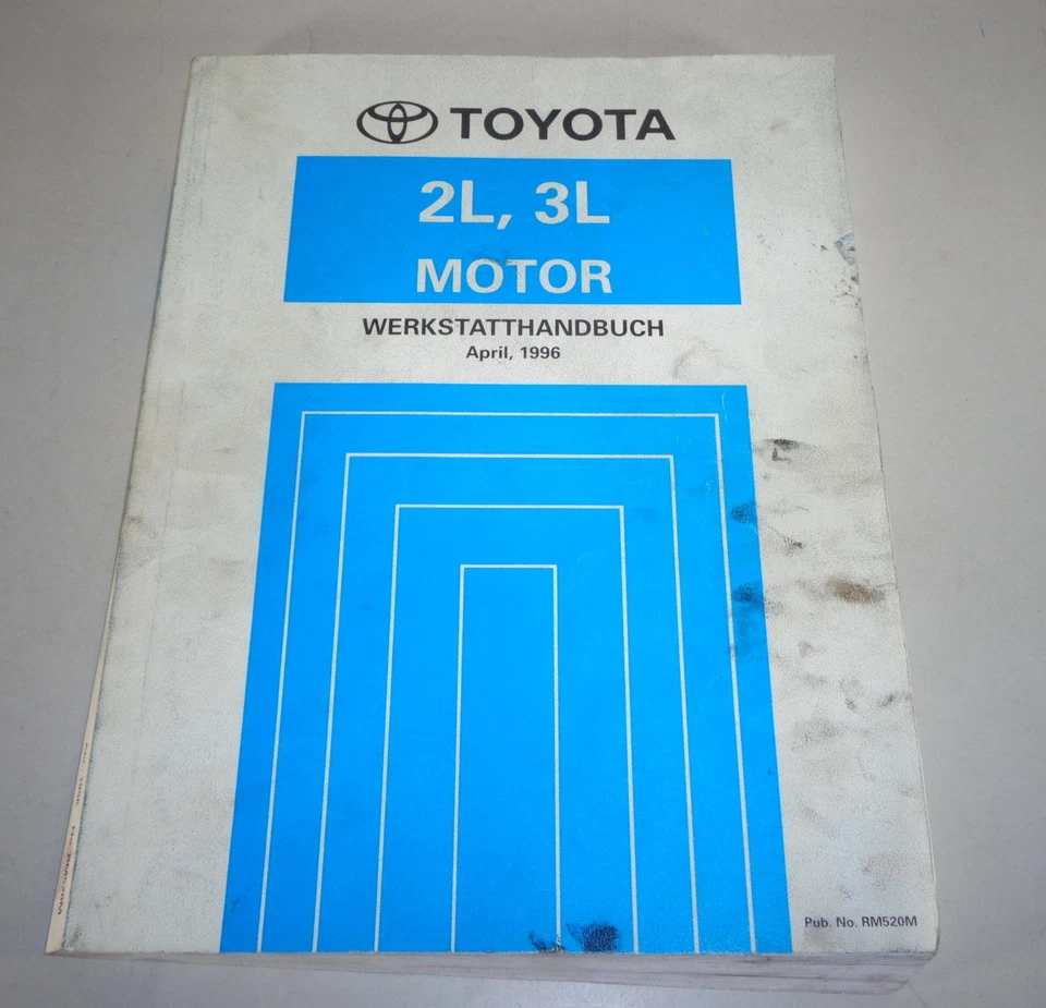 Manual De Taller Toyota Motor 2L 2,4L 87 CV / 3L 2,8L 90 CV Land Cruiser 4/1996 - Imagen 1 de 2