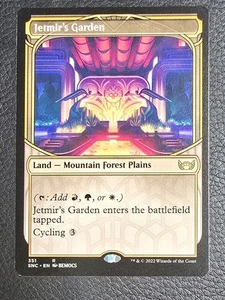 Tarjeta Magic The Gathering Streets of New Capenna Jetmirs Garden Showcase casi nueva - Imagen 1 de 2