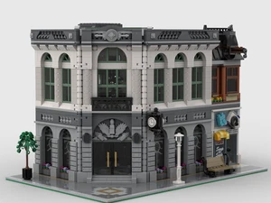 Modubrix Moc Blocchi Costruzione Mattoni Panca Angolo Set Mattoni Giocattoli Kit 3165 Pezzi - Foto 1 di 5