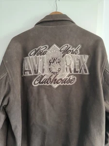 Avirex USA Lederjacke Vintage Clubhouse NewYork L - Bild 1 von 6