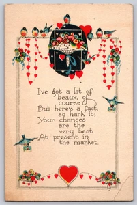 Postal impresa con espalda dividida del día de San Valentín - Imagen 1 de 4