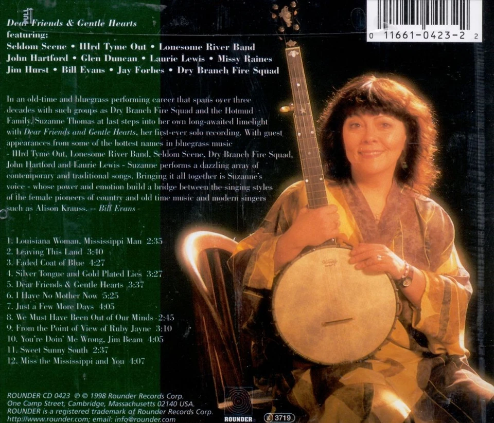 Dear Friends & Gentle Hearts by Suzanne Thomas (CD, Jul-1998, Rounder Records)
