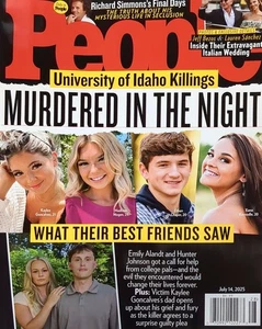 PEOPLE MAGAZINE - JULY 14, 2025 - MURDER IN THE NIGHT - Picture 1 of 1