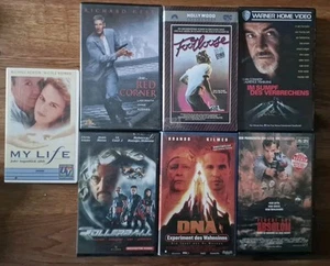 7x VHS Footloose, Rollerball, Red Corner, My Life, DNA - Bild 1 von 1