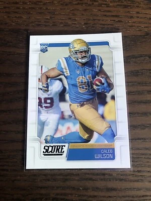 2019 Score Football RC  #400  CALEB WILSON Philadelphia Eagles - Image 1 of 2