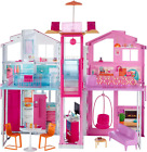 Barbie Haus Traumvilla, Stadthaus Mit 3-Etagen Und 5 Zimmern, Inkl. Barbie Zubeh