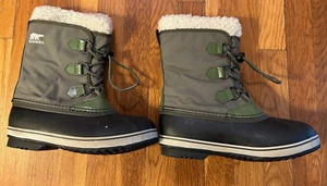 Sorel Winter Karnevals STIEFEL schwarz Winter Schnee Kunstfell grün wasserdicht Damen 6 - Bild 1 von 5