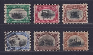 United States Scott 294-299 Used 1901 Pan-American Issue Complete Set SCV $119 - Picture 1 of 2