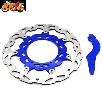 Soporte azul rotor de disco delantero KKE 320mm para KTM SX EXC XCF 250 450 525 2000-2008 Foto 1 de 4