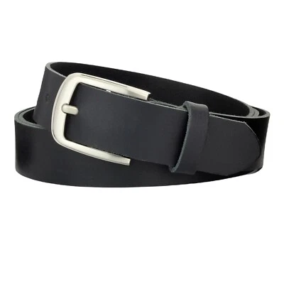 MANZA Gürtel Ledergürtel 100% echt Leder Herren Damen 3cm breit Rindsleder kürzbar Neu