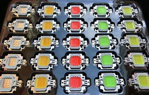 10 Watt High Power LED Panel - weiß und warm weiß white - 30-34V - Bild 1 von 2