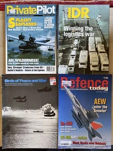 4 x Military Magazines Defence Seaplanes War Military History Aviation - Picture 1 of 12