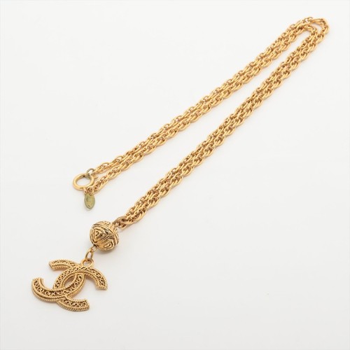 Collana Chanel Marca Coco Catena Oro Logo Donna Accessori Moda Vintage