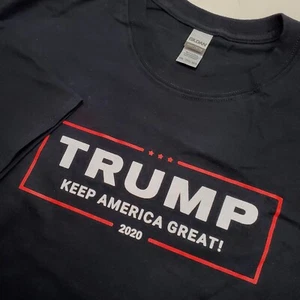 Camiseta Donald Trump Hombres 3XL Negra 2020 Keep America Great Campaign Gildan EE. UU. - Imagen 1 de 13