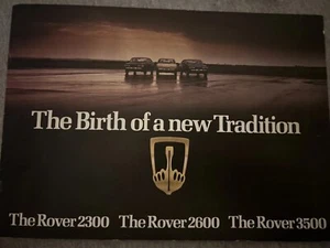 Rover 2300 2600 3500 Car Info Sales Brochure Frameable Around 1978 3255 - Picture 1 of 5