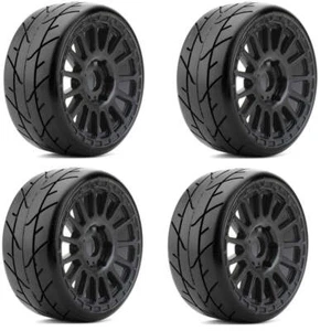 Powerhobby 1/8 GT Diablo Belted Mounted Tires 17mm Soft (4) : Arrma Infraction - Picture 1 of 2