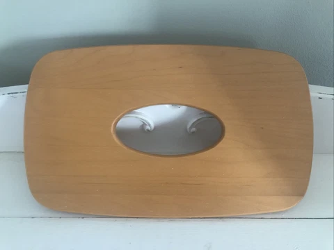 Longaberger WoodCrafts Long Tissue Basket Lid ONLY USED Cover
