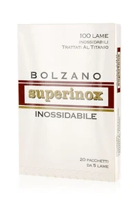 100 Bolzano Superinox double edge razor blades - Picture 1 of 6