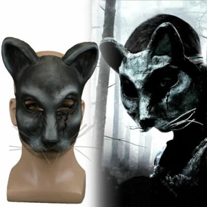 2019 Pet Sematary Scary Cat Mask Horrible Animal Mask Halloween Masquerade Props - Picture 1 of 12
