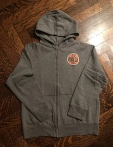 Gap Kids Junk Food NY Knicks Boys Gray Zip Up Hoodie Sweatshirt Size XL/12 - Picture 1 of 8