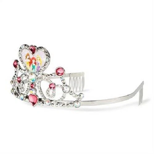 Disney Princesas Corazones y Cristales Niña Accesorios para el Cabello Tiara Talla Única Nuevo Foto 1 de 4