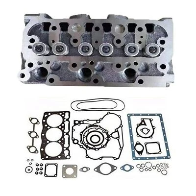 Cylinder Head Assy+ Gasket Kit For Kubota D722 D722EBH Engine B7300HSD B7400HSD - Image 1 of 4