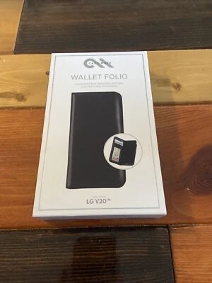Case-Mate Wallet Folio Leather Case w/ Card Slots for LG V20 - Black  - Image 1 of 4