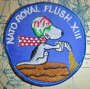 Snoopy Patch - F4 NATO Royal Flush XIII - Lahr AB Germany - Germany 1968 - S.xxx - Bild 1 von 2