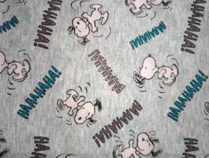 Snoopy Peanuts Nähen Stoff Basteln Stück 12" x 8" - Bild 1 von 2