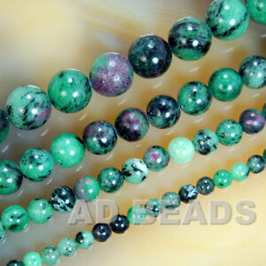 Wholesale Smooth Natural Gemstone Round Loose Beads 15"  4mm 6mm 8mm 10mm 12mm