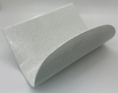 NOS TUPPERWARE FOOD SCOOP ROLLING PIN HOLDER DOUGH SCRAPER # 3467 Speckled White - Image 1 of 4