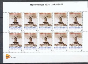 PERSOONLIJKE POSTZEGELS VELLETJE - MOLEN 'DE ROOS' 1938 - DELFT PP504 - Imagen 1 de 1