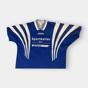 Hertha Home football shirt 1996 - 1997 Adidas Blue Adults XL Template - Picture 1 of 4