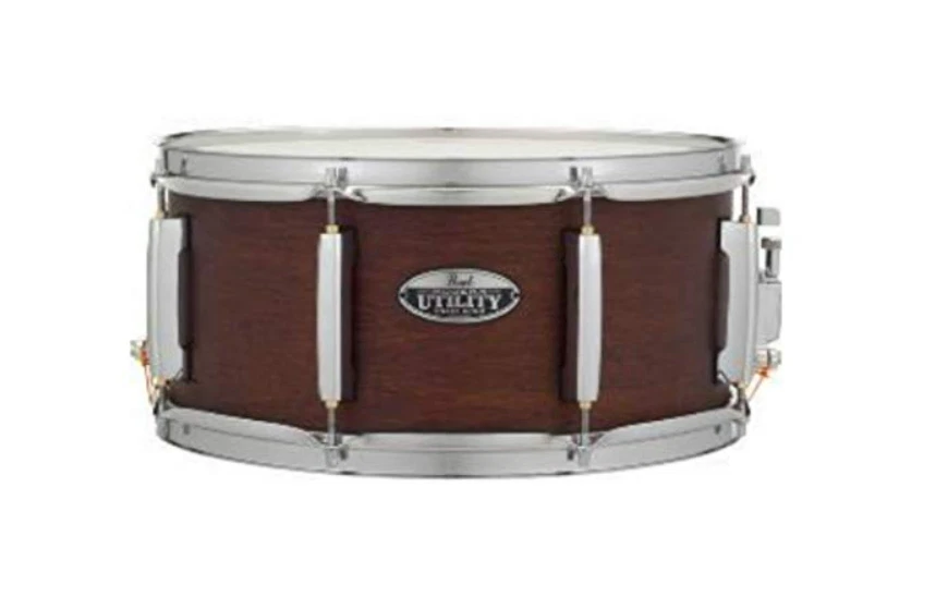 Pearl Snare Drum Modern Utility Maple 14"x 8" - Satin Brown MUS1480M (220) - Image 1 of 1