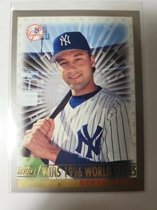 2000 Topps Derek Jeter WINS WORLD SERIES card #478 - Picture 1 of 2