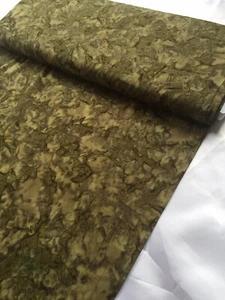 2 Meter ORIGINAL*100%PURE BATIK COTTON TIE DYE Designer Fabric Wide 45”LATEST - Picture 1 of 4