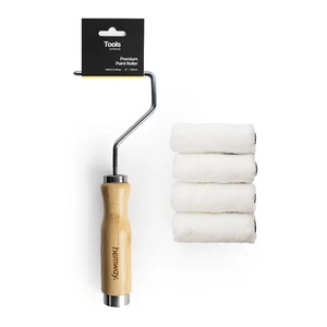 Hemway Premium Mini Bambus 4" Farbrollerrahmen & 4 Rollhülsen - Bild 1 von 1