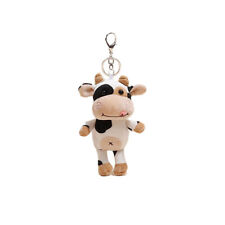 New Soft Cow Dolls Plush Toy Women Bag Keychain Cute Pendant Decoration Key S1