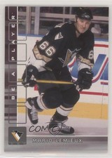 2001-02 ITG Be A Player Memorabilia Mario Lemieux #66 HOF