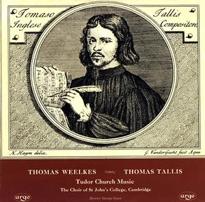 LP THOMAS WEELKES THOMAS TALLIS TUDOR CHURCH MUSIC CHOIR OF ST. JOHNS COLLEGE - Bild 1 von 1