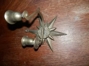 Brass Nautical Sun Candle Holder, 7 x 5 x 5 in. Pre Owned - Picture 1 of 5
