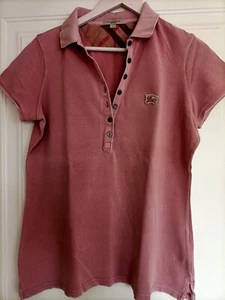 Polo burberry da donna vintage taglia xs rosa - Foto 1 di 6